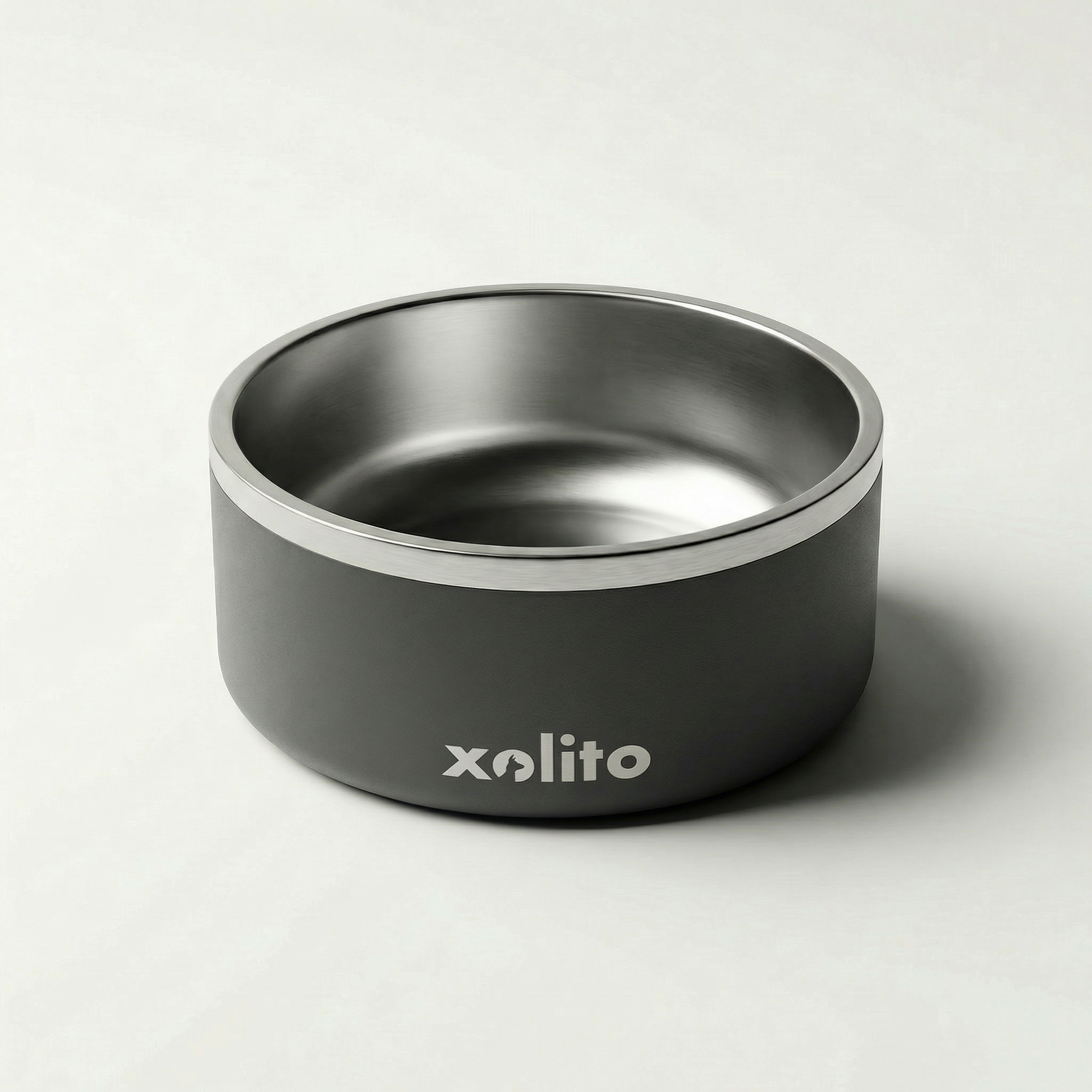 Xolito 64 oz Stainless Steel Dog Bowl | Insulated & Non-Slip